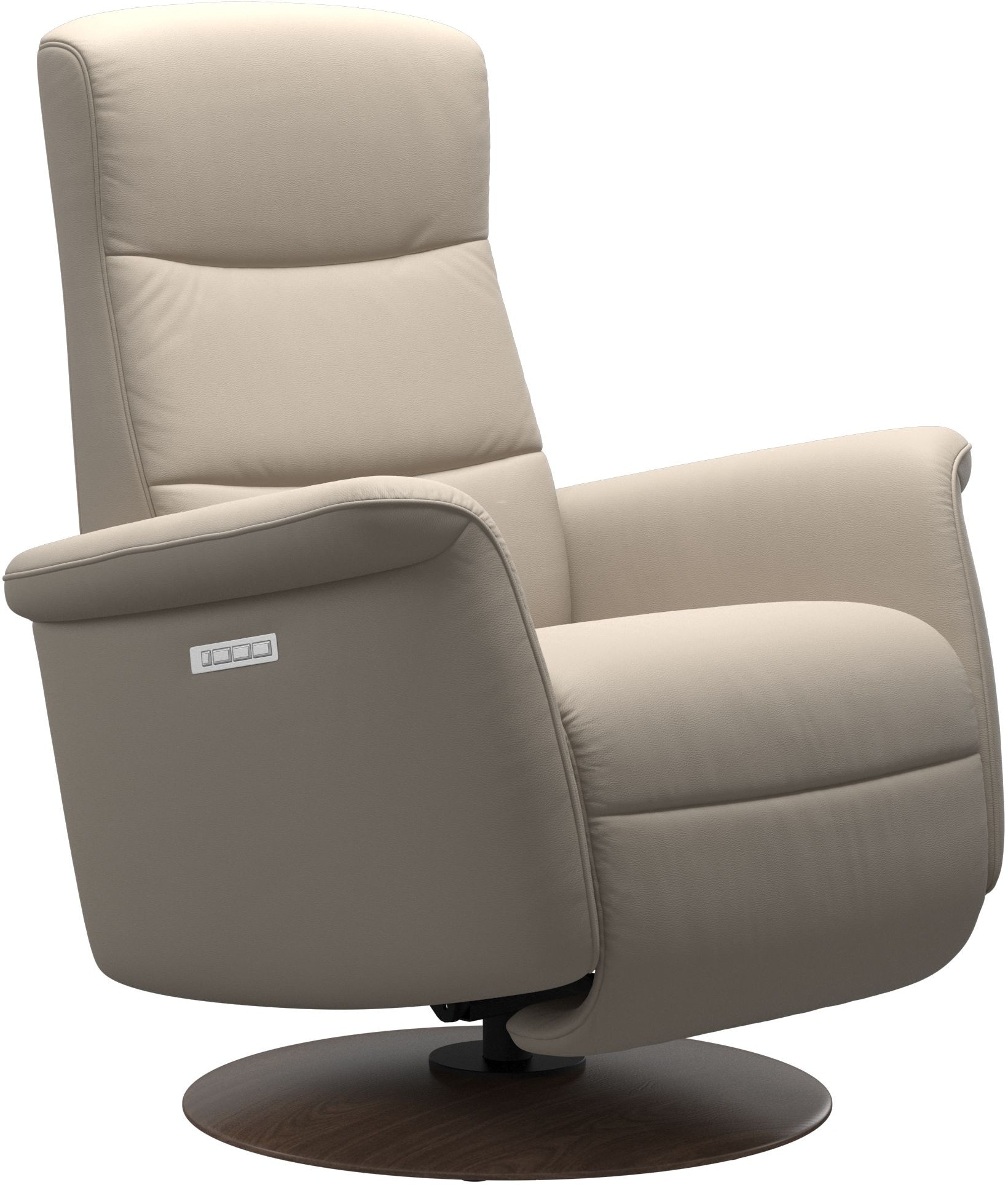 Stressless Large Mike Recliner 1381720 Paloma Fog Wenz Home Furniture Green Bay WI